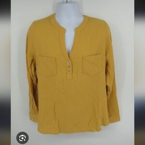 Anthropologie Mote 3/4 inch sleeve top